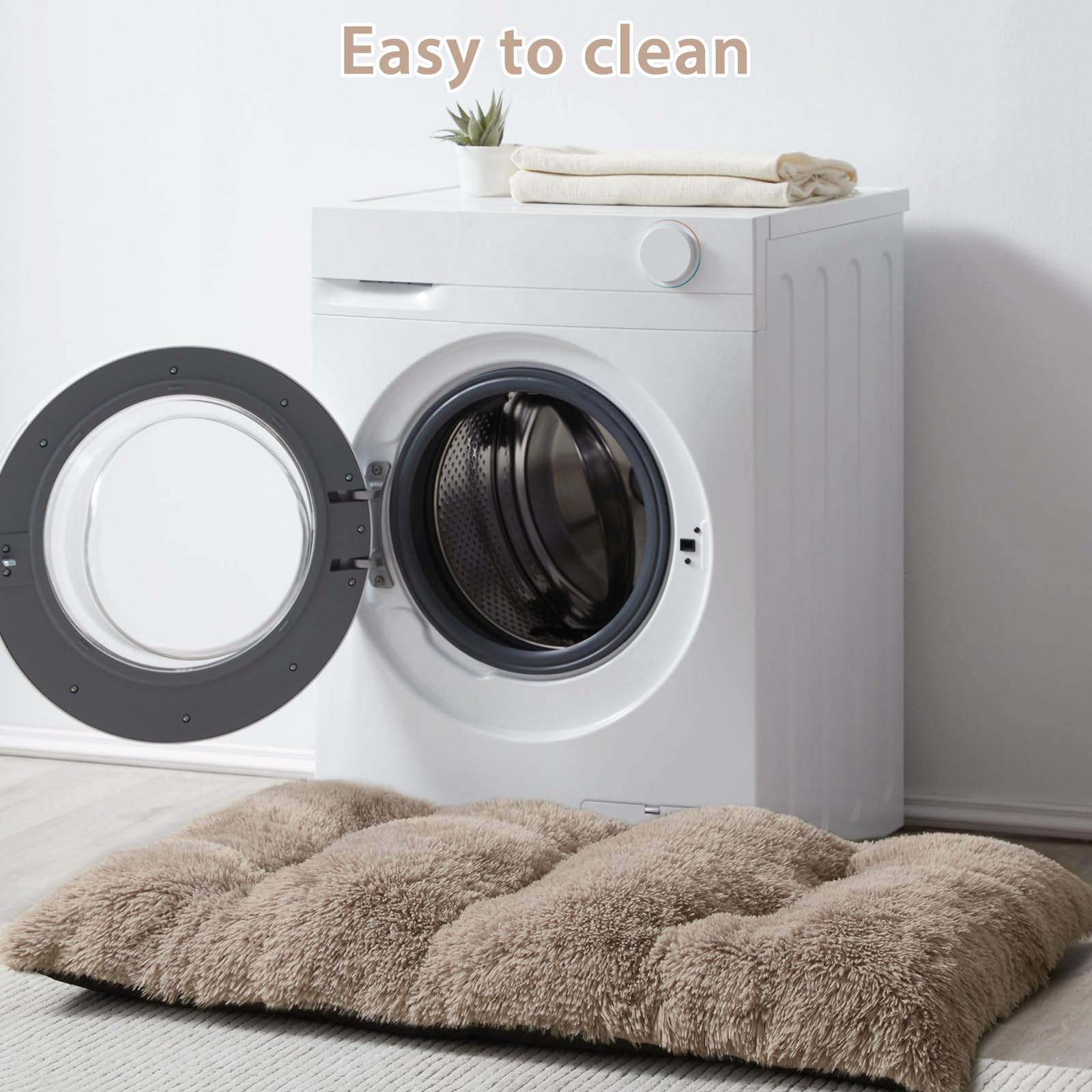 BFPETHOME washable dog bed shows simple machine-wash care and durability