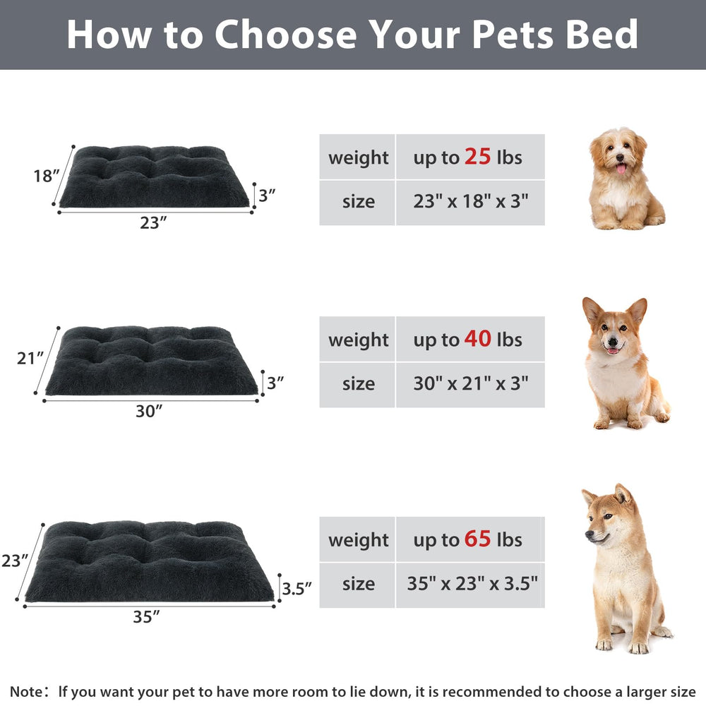 BFPETHOME dog bed large 30x21 inches fits medium dogs up to 40 lbs