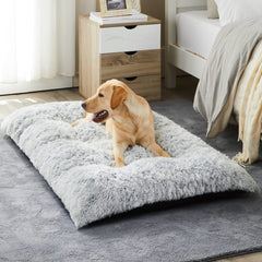 BFPETHOME dog bed large plush surface offers cozy comfort for restful naps.