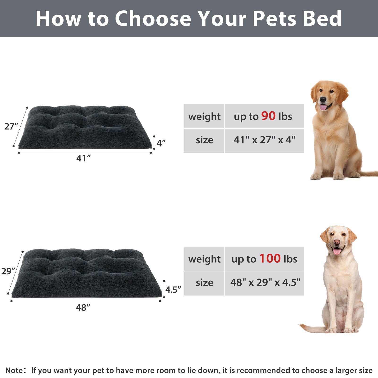 BFPETHOME dog bed machine-washable design makes cleanup simple after slobbery sessions.