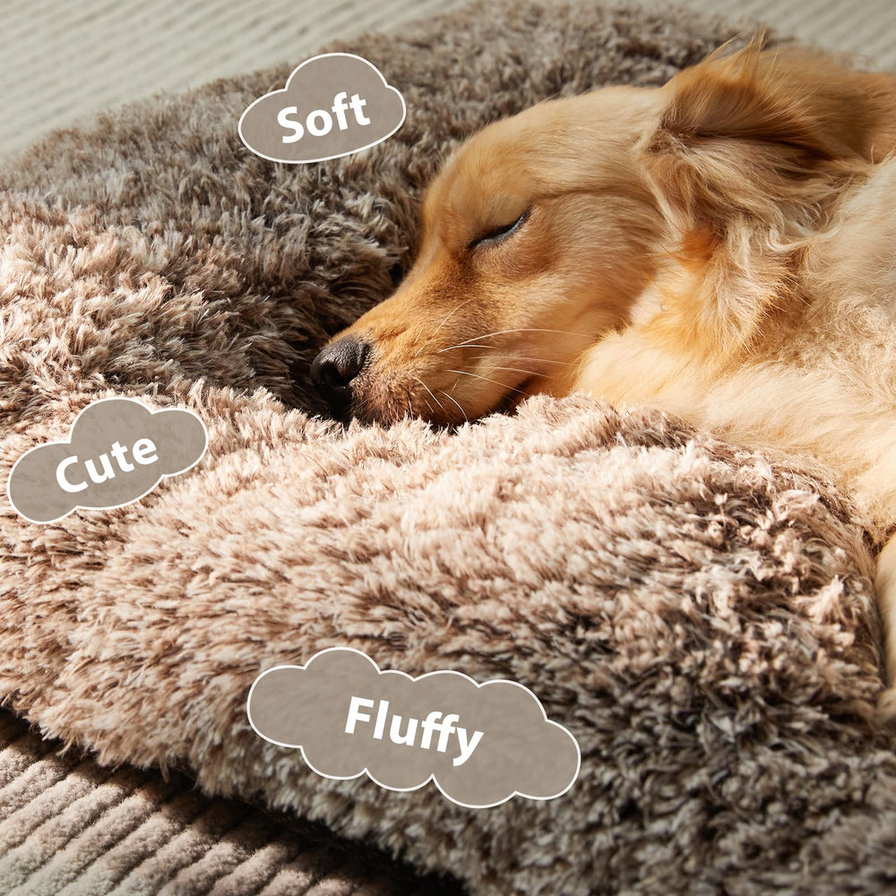 BFPETHOME dog bed features a non-slip bottom to keep the crate mat in place.