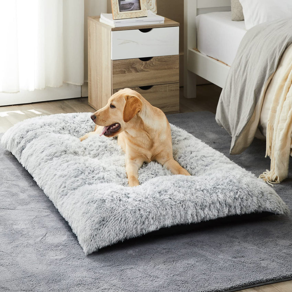 BFPETHOME dog bed plush outer provides cozy comfort for restful naps.