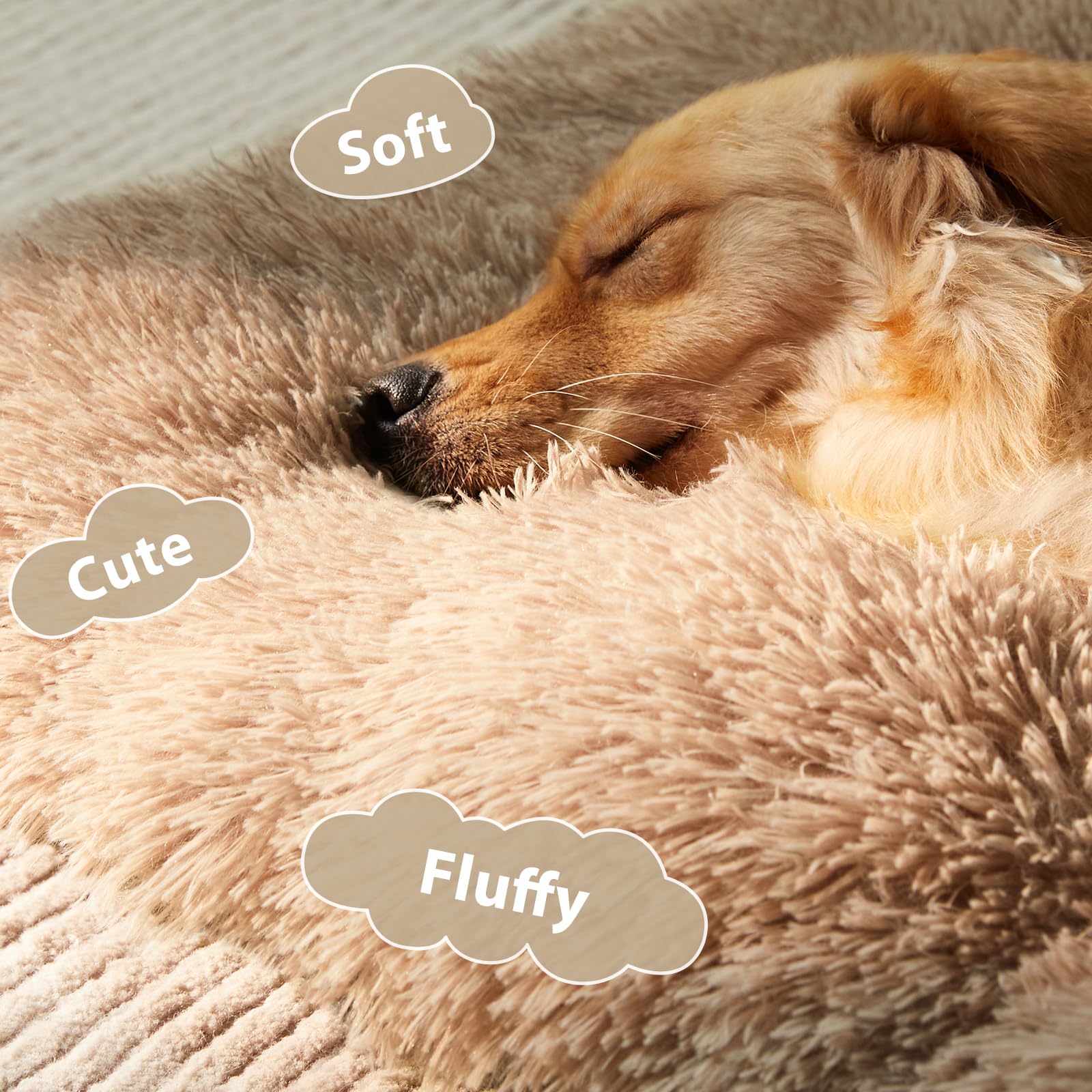 BFPETHOME plush texture detail for soothing sleep