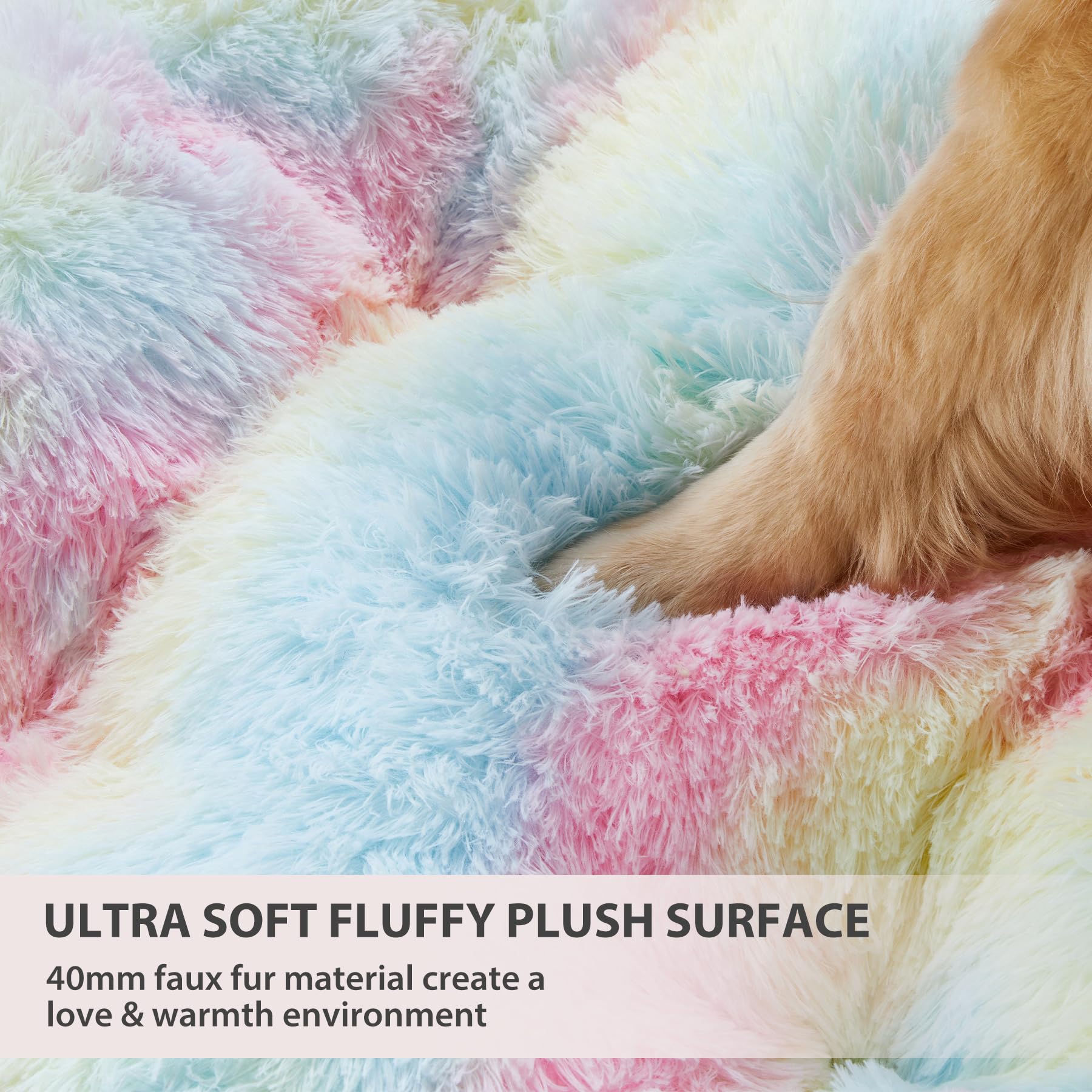 BFPETHOME dog bed washable-fabric makes cleanup quick after muddy adventures.