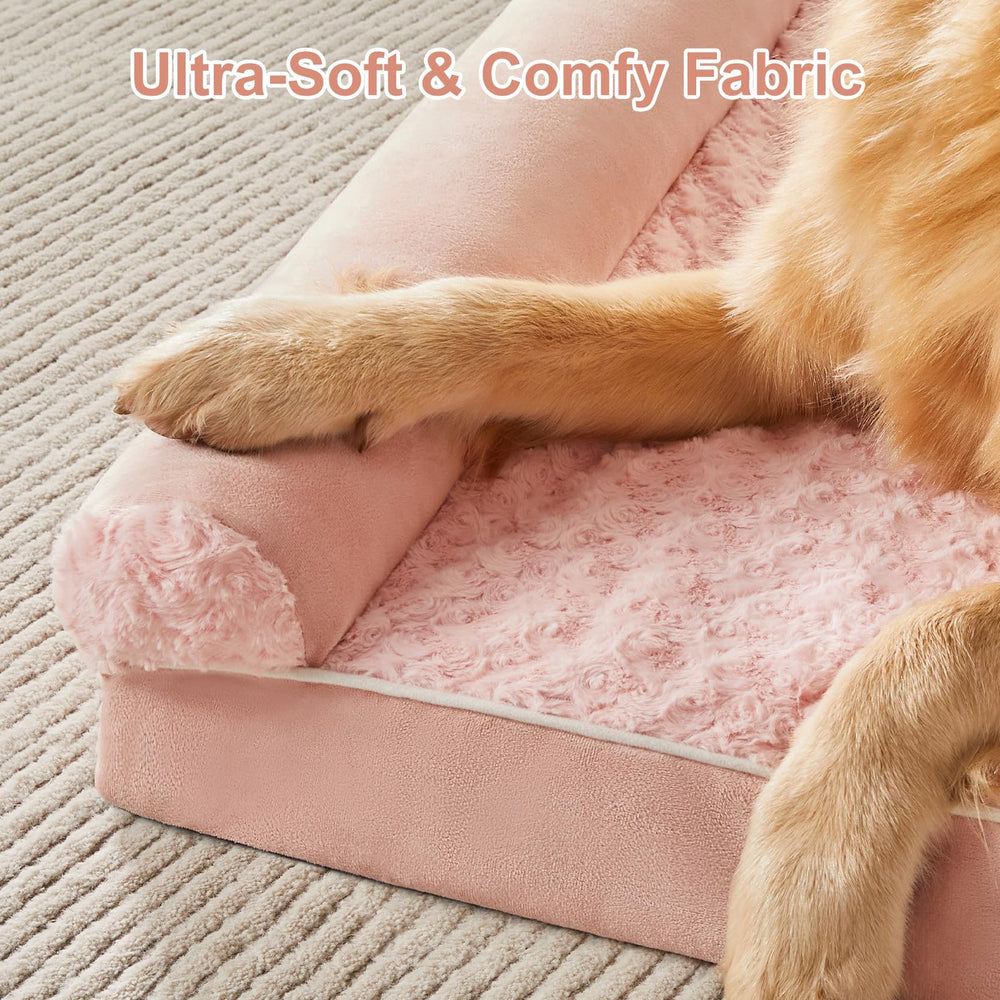 BFPETHOME waterproof-inner-layer protects foam for spill-safe use.