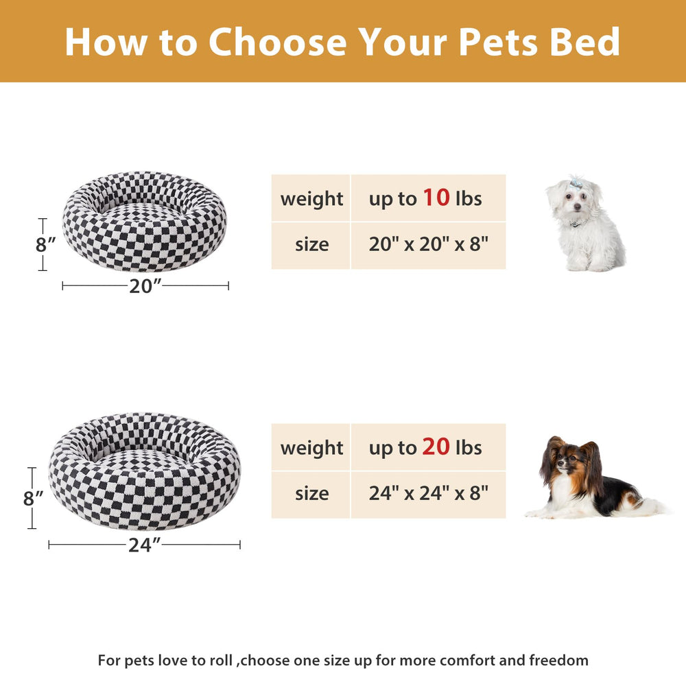 BFPETHOME donut bed machine washable and quick-drying for easy cleaning.
