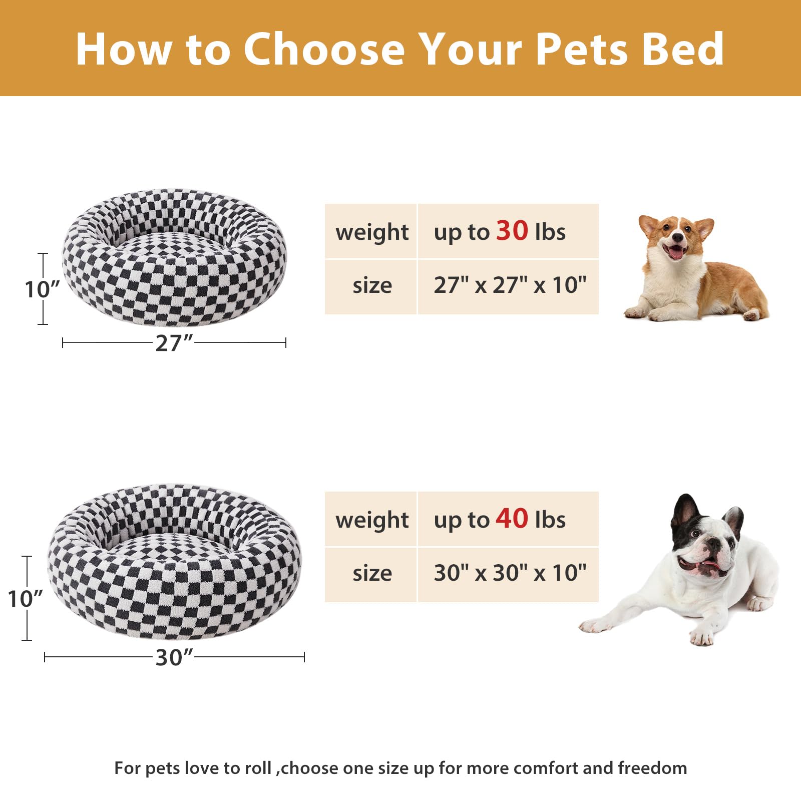 Sturdy bottom design helps maintain bed shape during use.