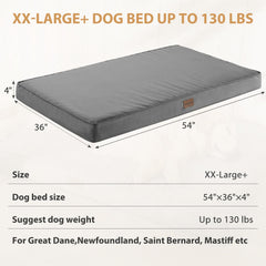 BFPETHOME 54x36 inch bed provides ample space for large dogs.