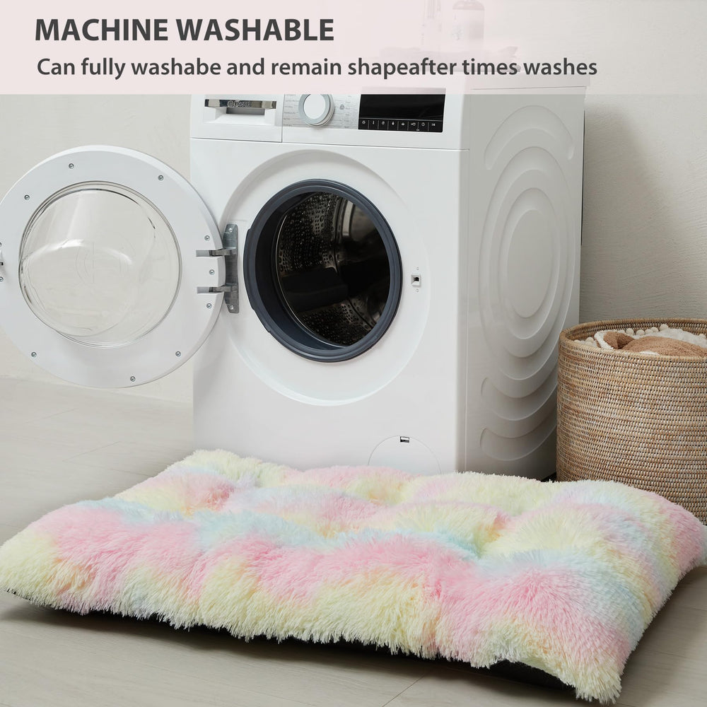 BFPETHOME large dog bed polyester surface feels soft and durable.