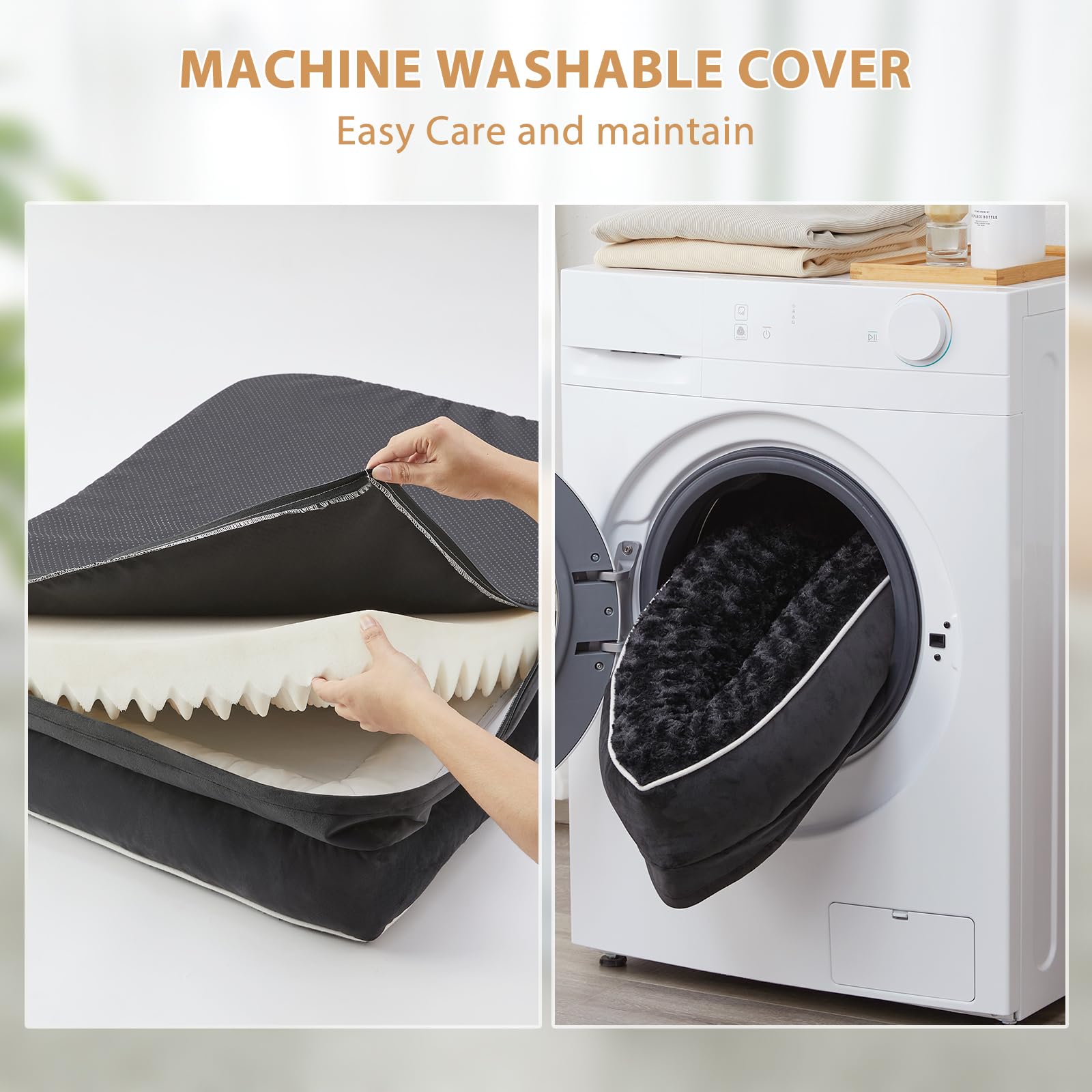 BFPETHOME removable washable cover enables easy cleaning
