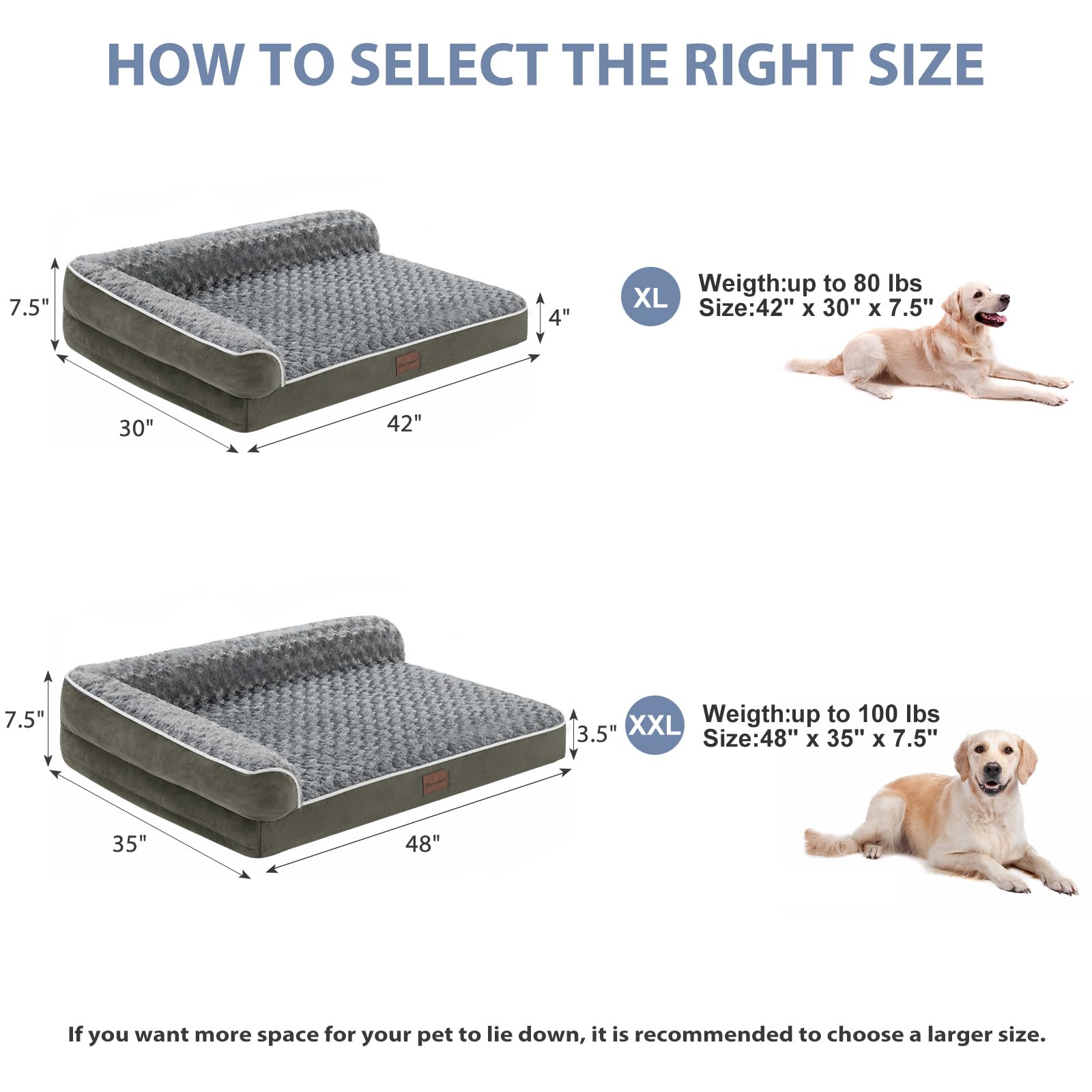 BFPETHOME orthopedic dog bed soft surface close-up showing plush fluff and skin-friendly feel.