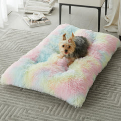 BFPETHOME plush dog bed for large dogs offers a soft, cozy surface for restful naps.