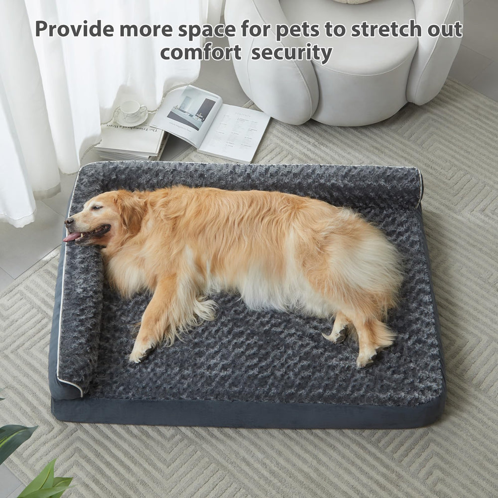 BFPETHOME removable washable cover dog bed for easy cleanup.
