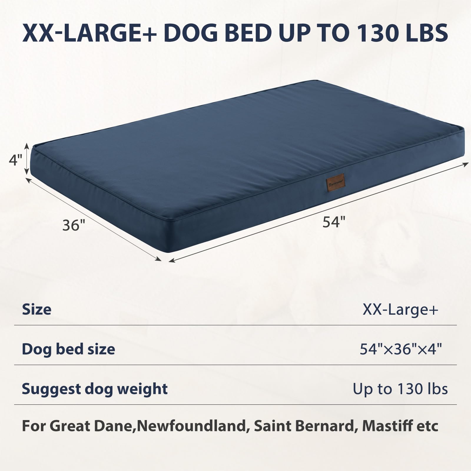 BFPETHOME removable washable cover facilitates quick machine cleaning after outdoor adventures.