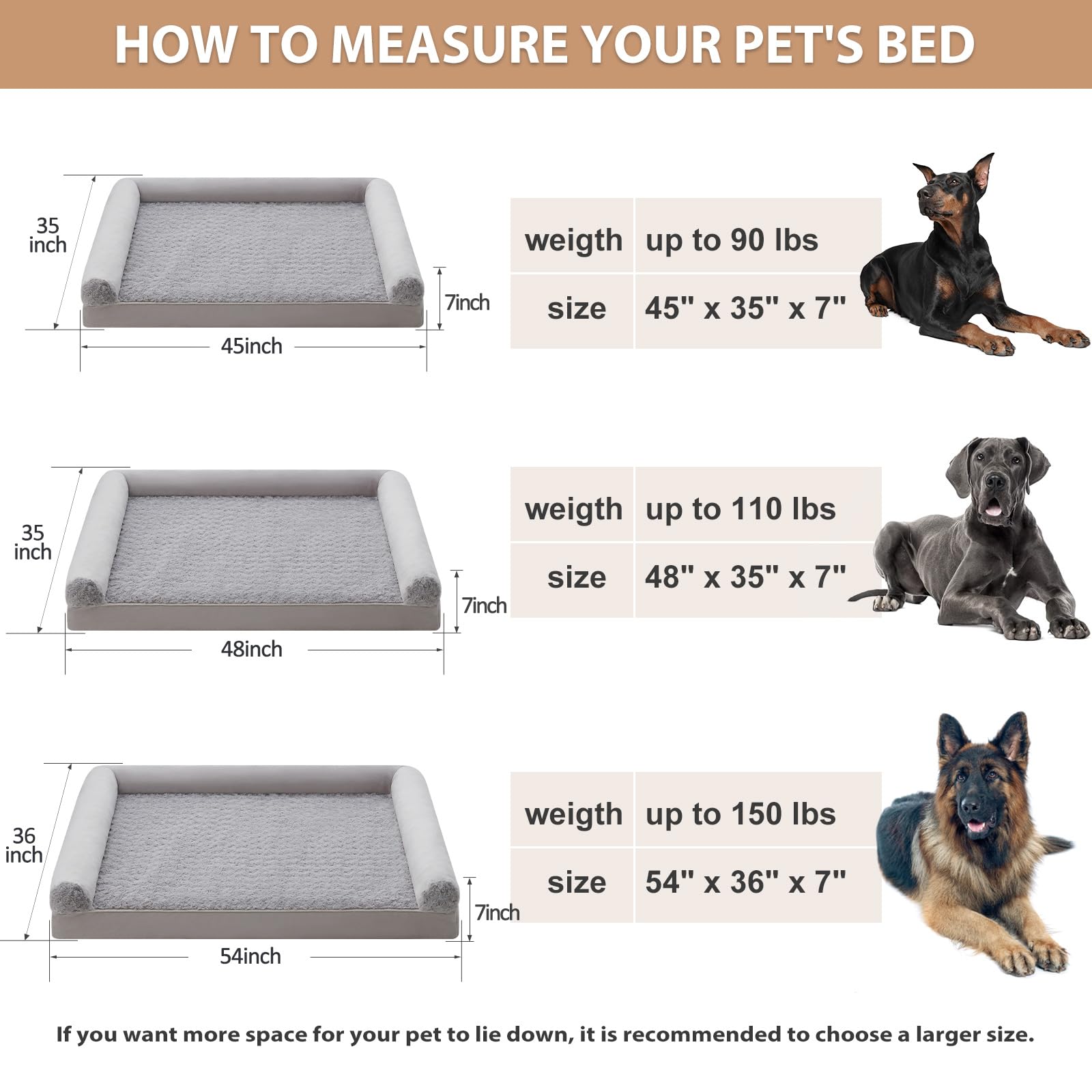 BFPETHOME removable washable cover for easy cleaning.