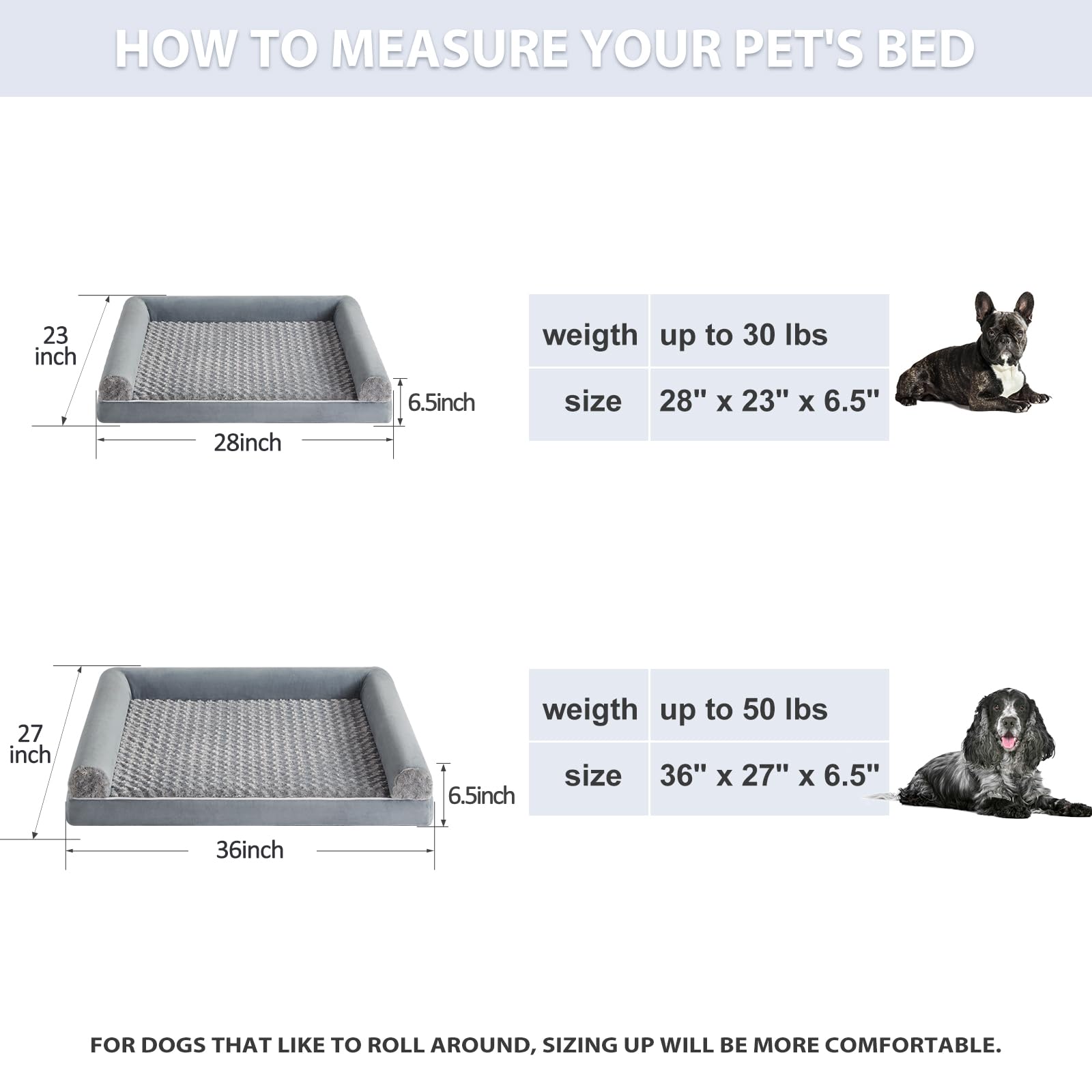 BFPETHOME rose-pattern plush surface offers soft, calming comfort for dogs