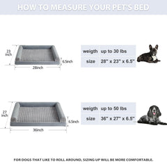 BFPETHOME rose-pattern plush surface offers soft, calming comfort for dogs
