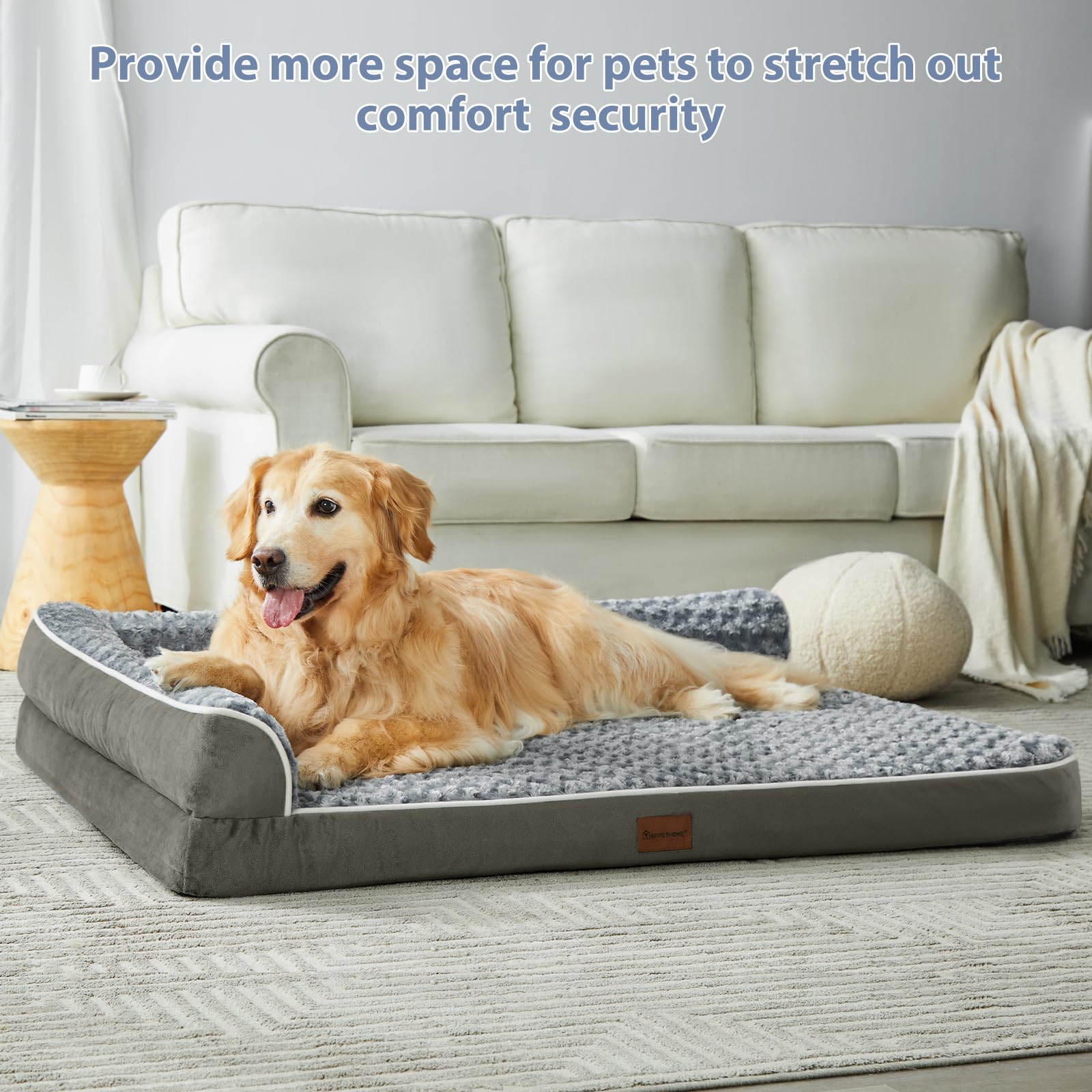BFPETHOME size 30x20x6.5 bed for dogs up to 35 pounds.