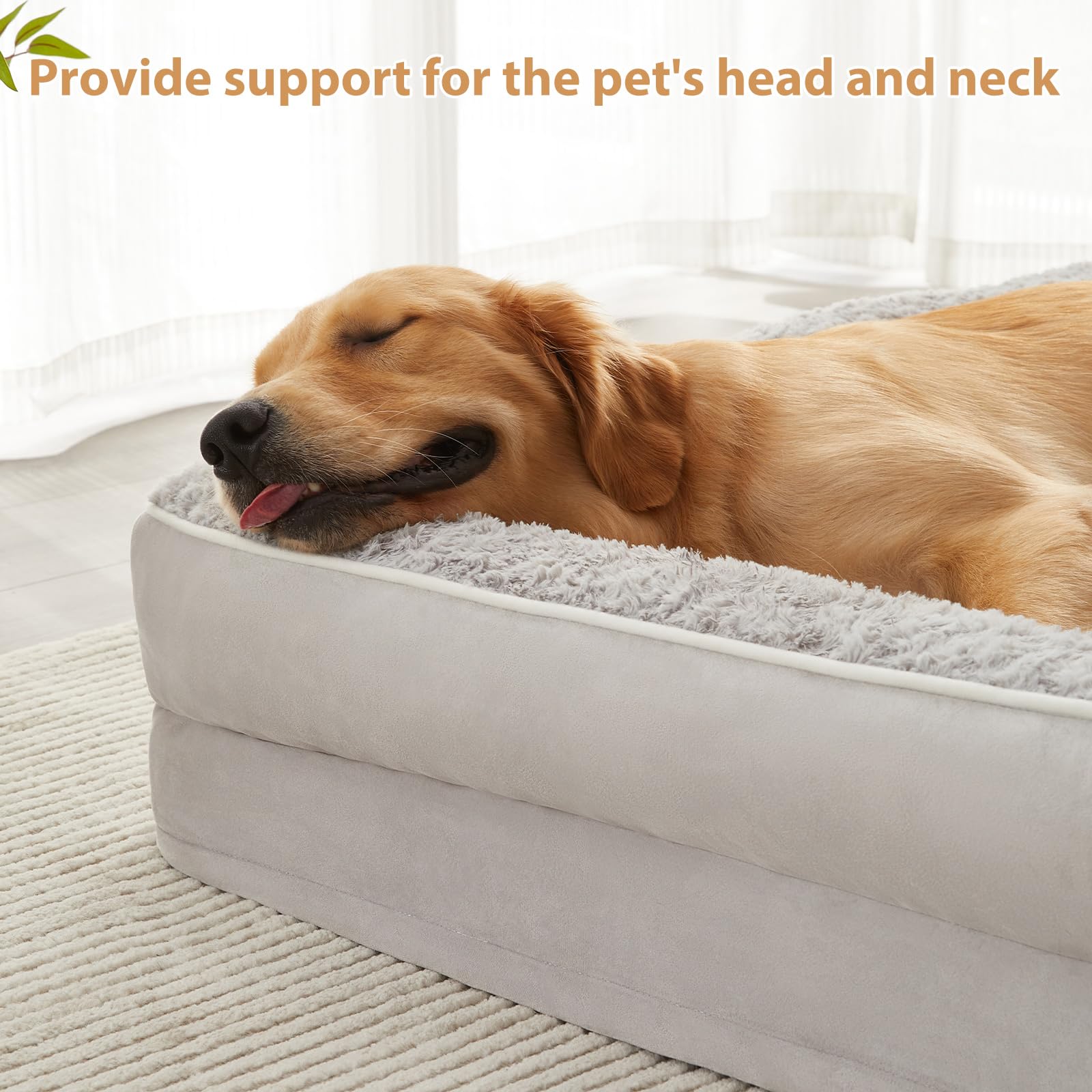 BFPETHOME waterproof cover enables easy cleanup after spills.
