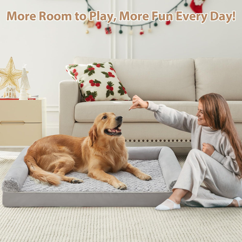 BFPETHOME waterproof inner layer protects foam from urine and drool.