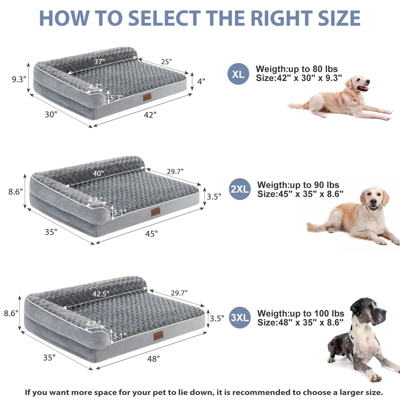 BFPETHOME waterproof-layer protects foam from spills.
