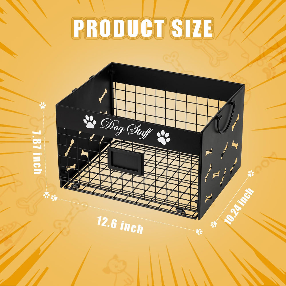 Bfttlity dog toy bin label design for personalized pet space