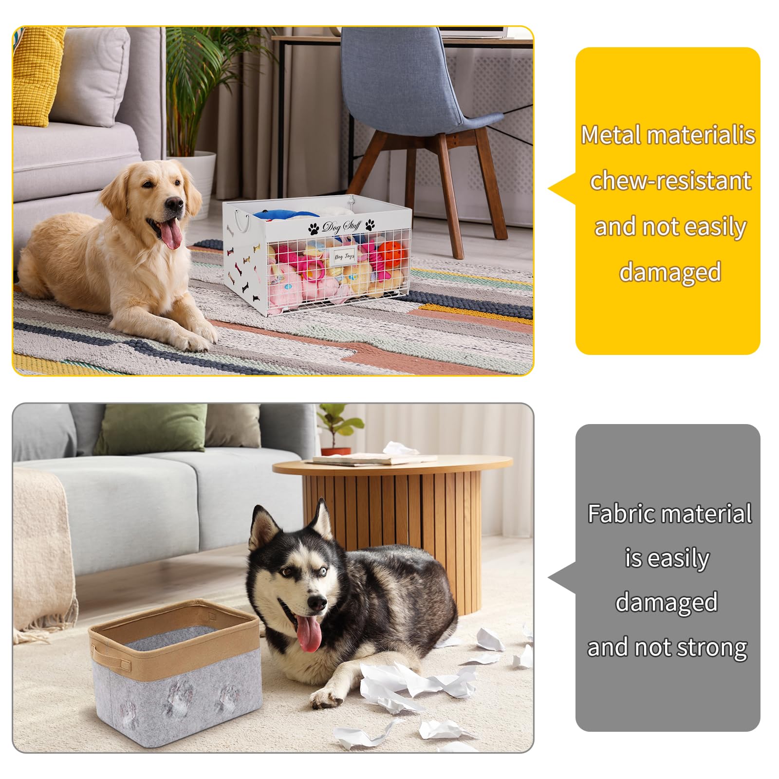 Bfttlity multifunctional pet toy box offering easy assembly