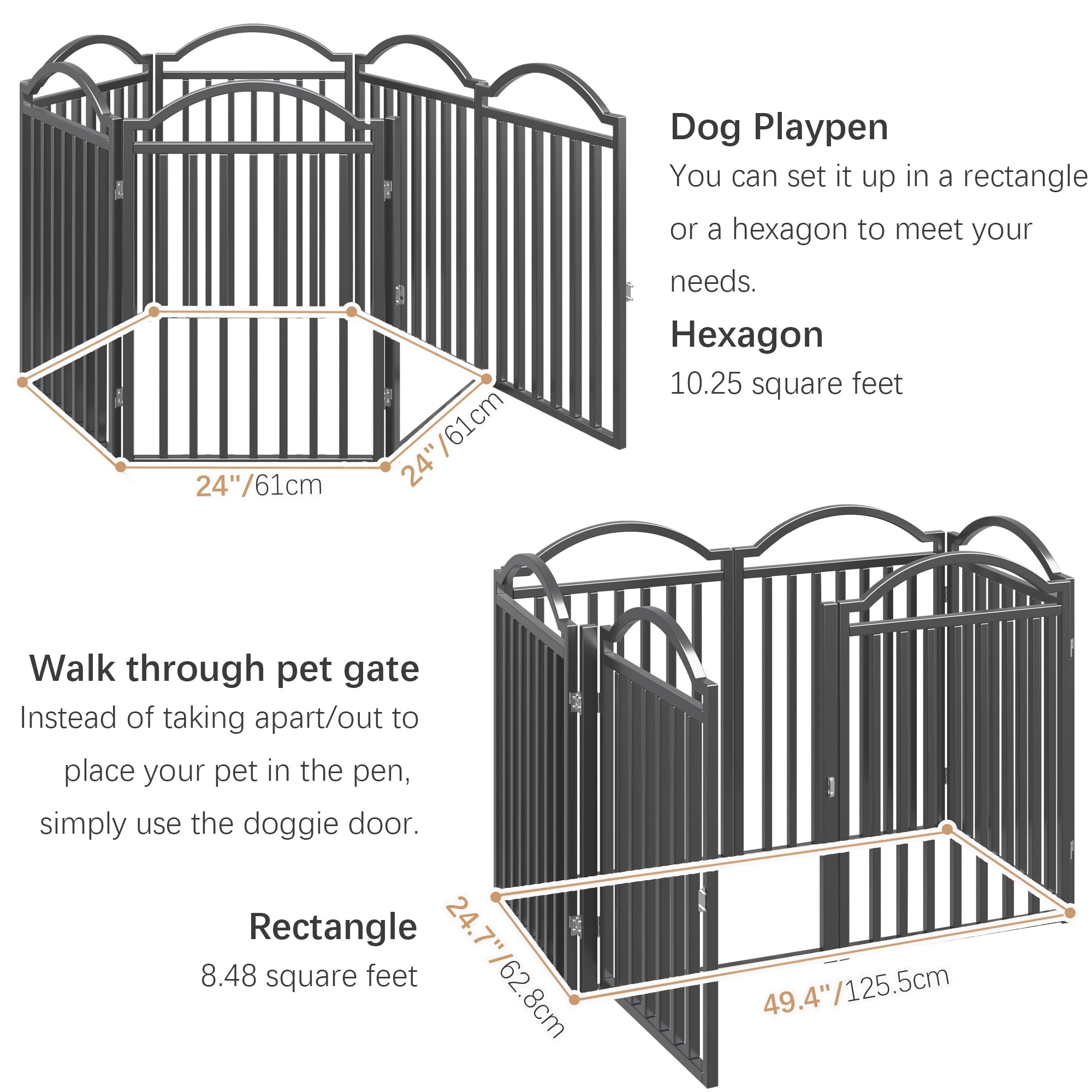 BHG 2-piece support included adds stability on varied floor surfaces