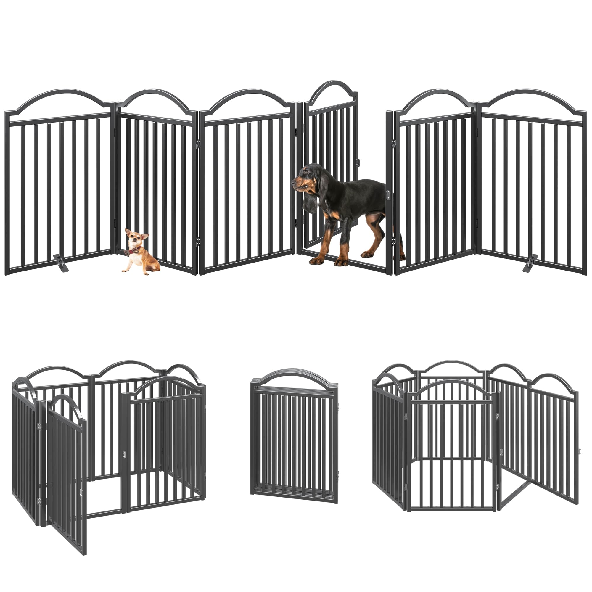 BHG accordion design 360-degree hinges enables versatile folding configurations