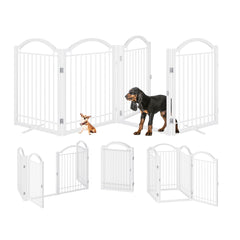 BHG dog gate hinges 360-degree close-up demonstrates folding versatility