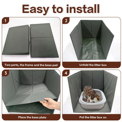 Bhyhok waterproof mat surface wipes clean for mess-free maintenance.