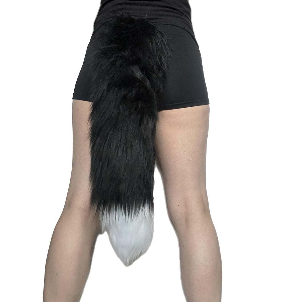 Bianna Creations tail close-up shows plush fur detail for authentic cosplay.