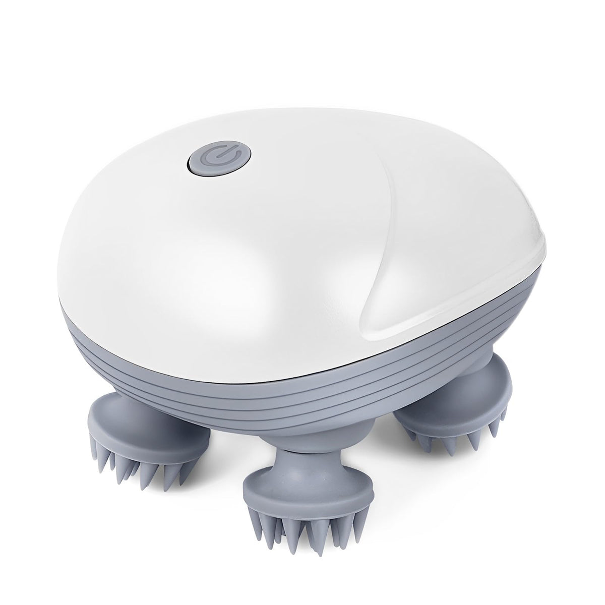 BIBIRE pet massager head closeup with four heads for soothing massage