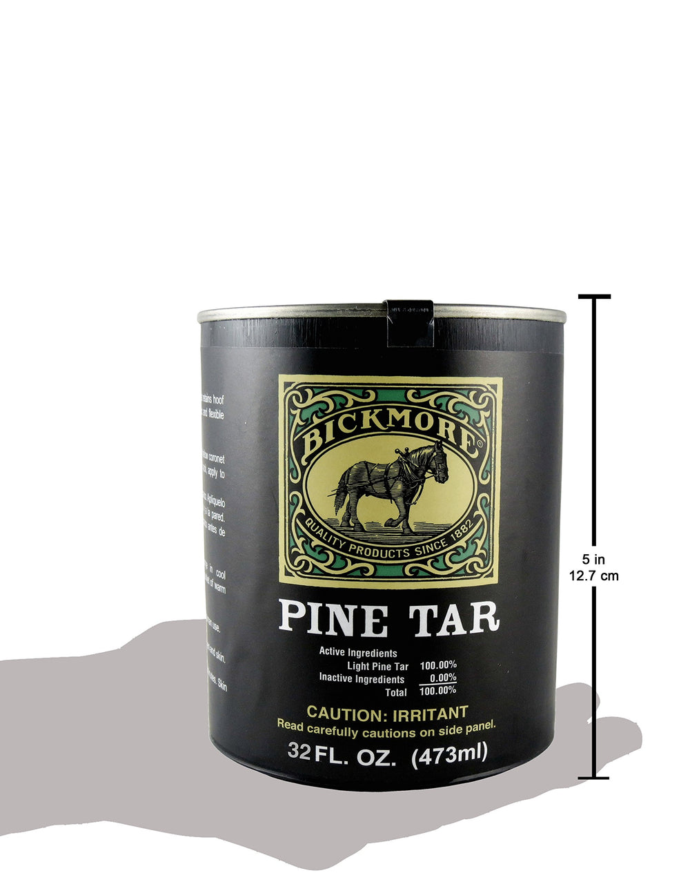 Bickmore Pine Tar new hoof growth visual suggests healthier growth.