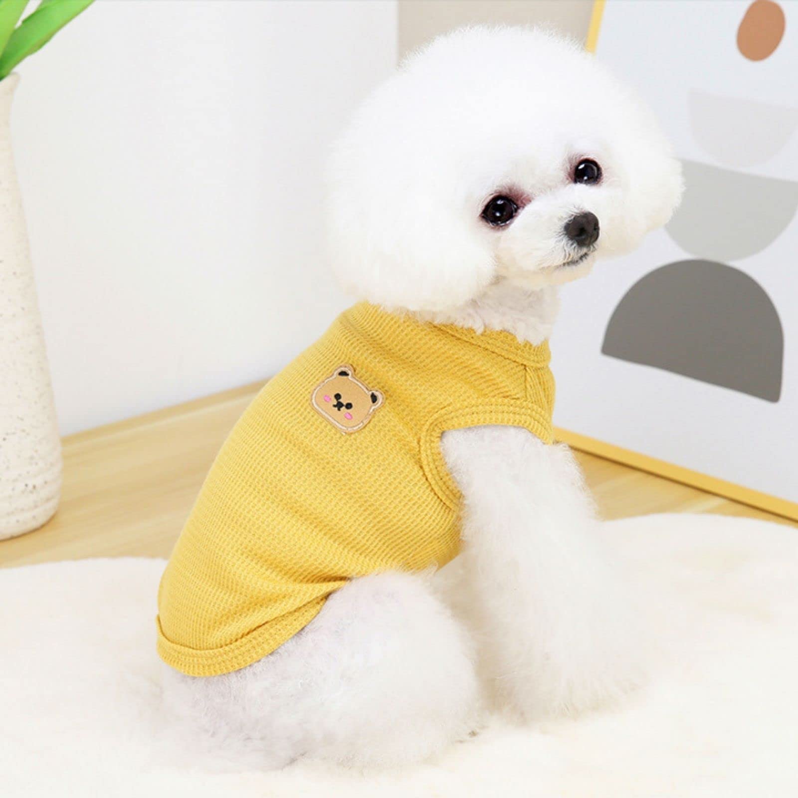 BIECWIAY dog shirt pink pack provides a cute comfy option for outings.