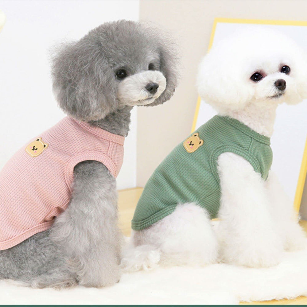 BIECWIAY dog shirt yellow pack highlights easy matching outfits for playful looks.