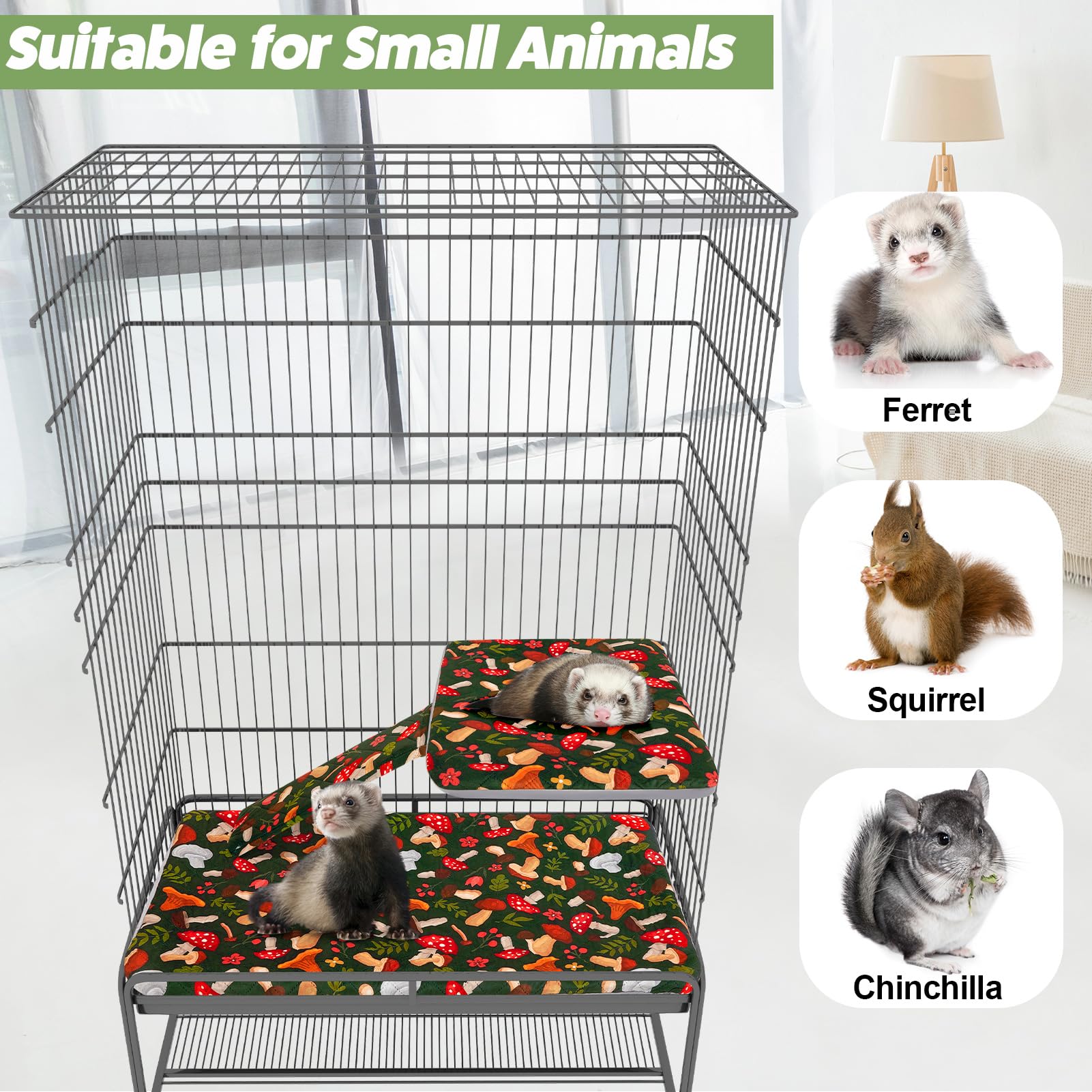 Bienbee critter nation compatible liner fits small pets securely