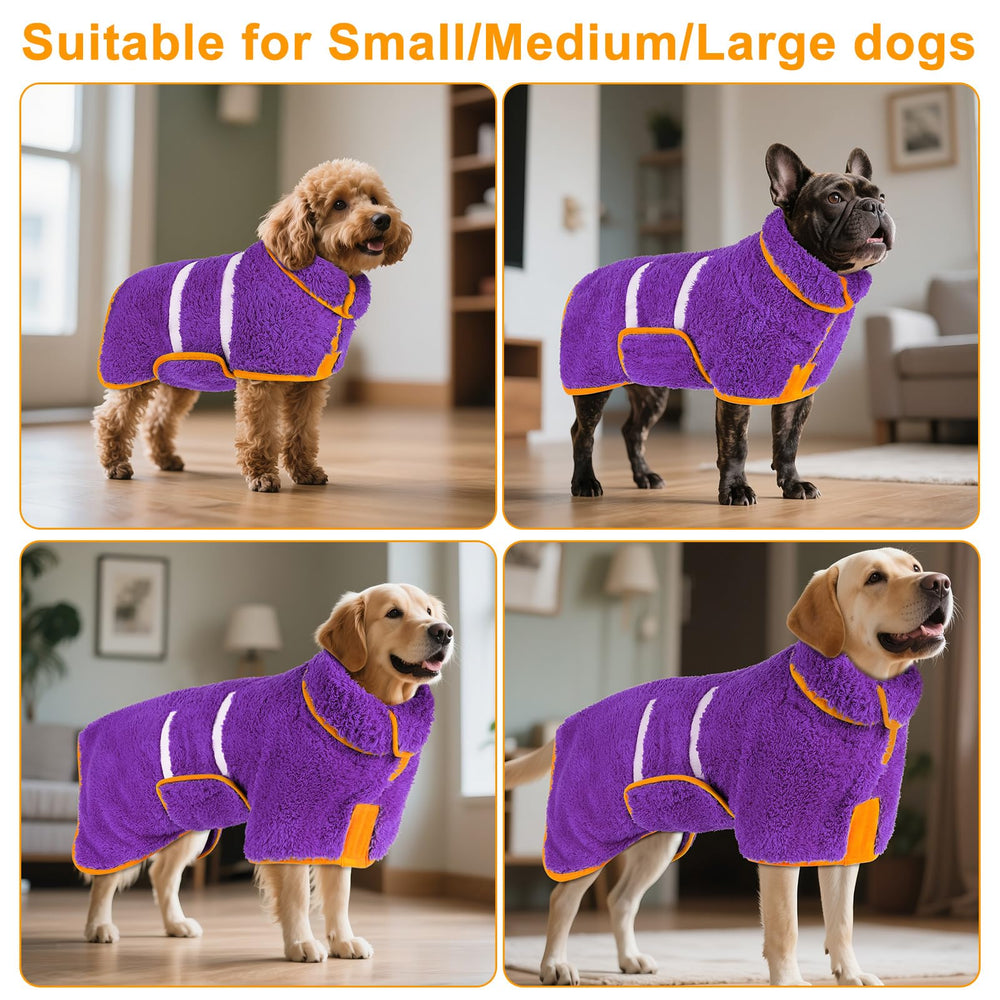 Bienbee dog bathrobe being machine-washed for easy care