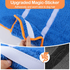 Bienbee dog bathrobe hanging for easy machine-wash cleanup.
