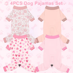 Bienbee dog pajamas dinosaurs pattern for playful naps