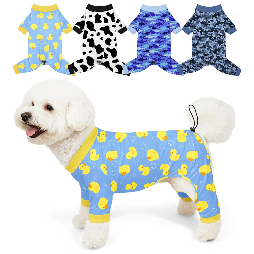Bienbee dog pajamas butterfly pattern, cozy sleepwear for pets.