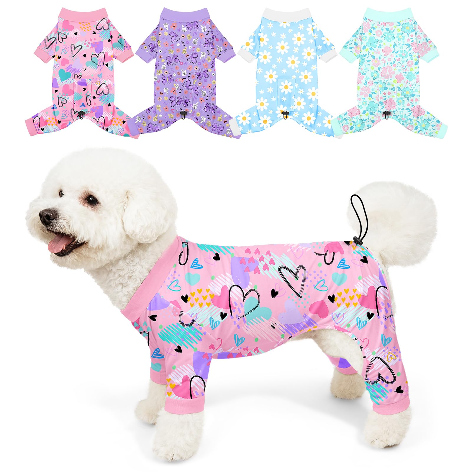 Bienbee dog pajamas butterfly pattern for cute daytime photos and cozy sleep.