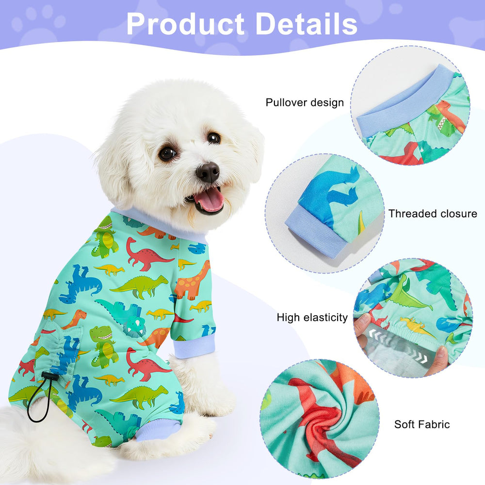 Bienbee dog pajamas cartoon pattern suited for everyday play and photos.