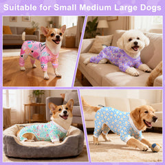 Bienbee dog pajamas love-heart pattern enhances cuddle-time comfort and charm.