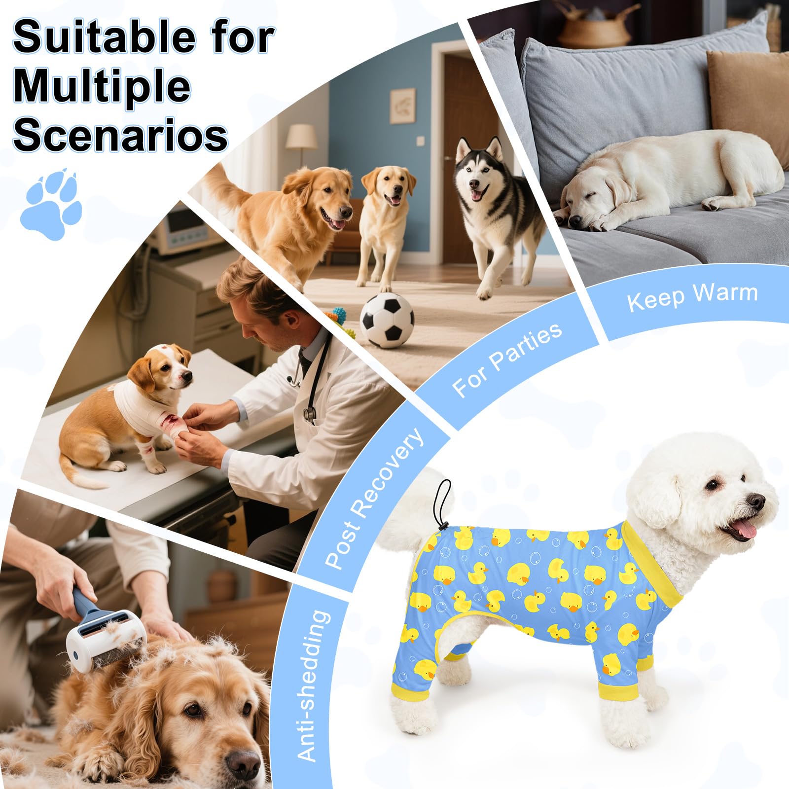 Bienbee dog pajamas machine-washable, convenient cleanup for busy owners.