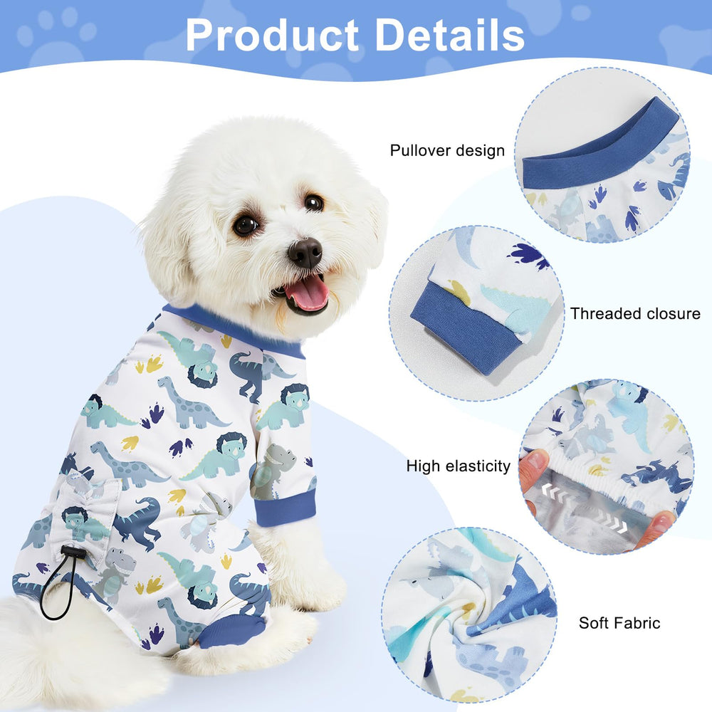 Bienbee dog pajamas pullover eases on/off during busy mornings