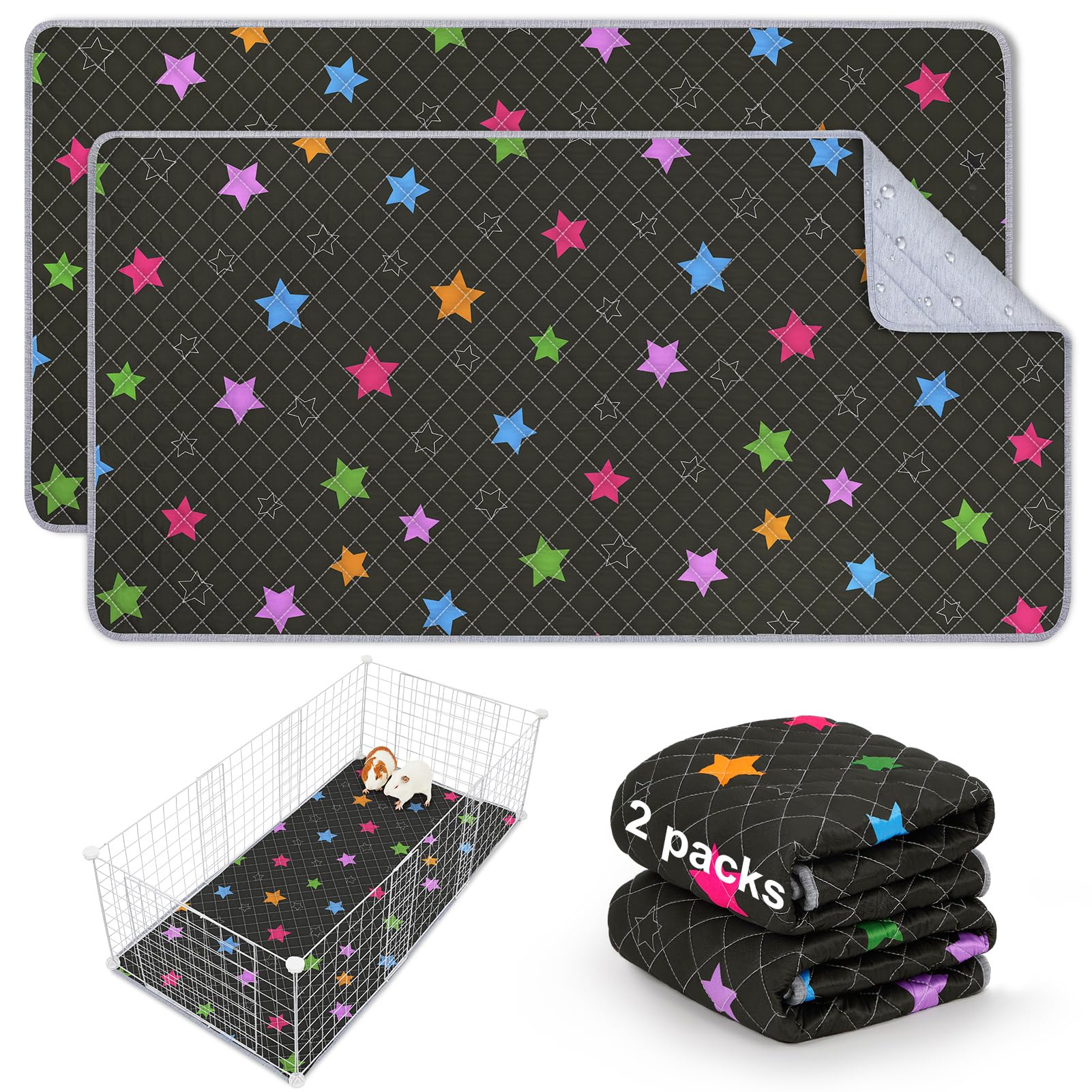 Bienbee guinea pig bedding 2-pack ready for spacious cages and easy setup