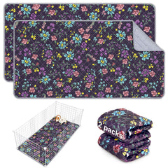 Bienbee guinea pig bedding 47x24 2-pack laid flat for roomy cage comfort