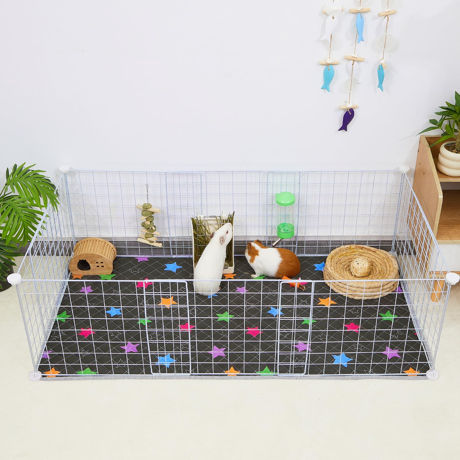 Bienbee 47x24 inch size fits larger small pet cages