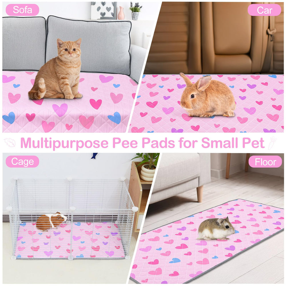 Bienbee guinea pig bedding in-use keeps pet hairs contained and cage tidy.